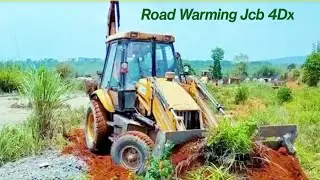 Jcb 4dx Jcb mission new Road cutting new road Jcb Working #Jcbvideo #viralvideo