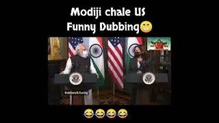 MODI JI MEETING BIDEN JI 😂 | Funny Dubbing | RJLucky