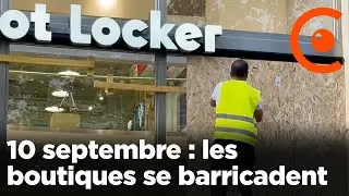 Bloquons Tout : boutiques barricad&eacute;es aux Champs-Elys&eacute;es avant le mouvement du 10 septembre