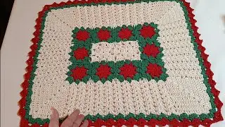 Toalha de croch&ecirc; #crochet #croche #croch&ecirc; #artesanato 