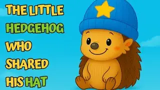 The Little Hedgehog Who SHARED His Hat I Bedtime Story For Kids & Toddlers About Kindness
