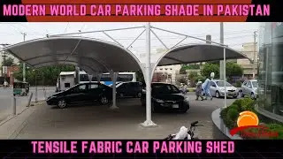 Car Parking Shade Latest Design | Tensile Fabric Structure | Butterfly Design | Commercial Parking