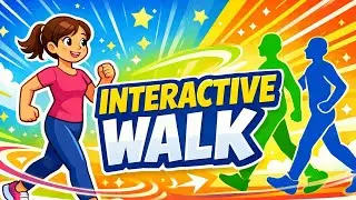 Full Body Immersive Interactive Walk at Home | All Ages #walk 
