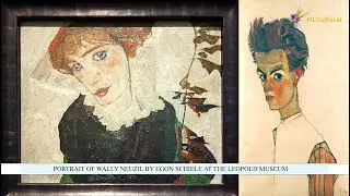 Portrait of Wally Neuzil by Egon Schiele at the Leopold Museum