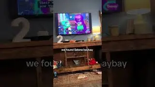 It&rsquo;s all coming full circle #barney #selenagomez #barneythedinosaur #toddelrmom #toddlertv