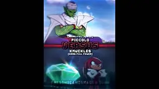 Piccolo Vs Knuckles #meme #edit #vsbattle #dragonballanime #sonicgames