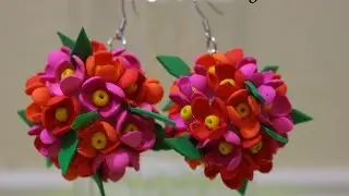 Earrings DIY (using foam sheet) style 2