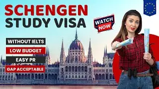 Europe Schengen Study Visa Without IELTS, Free Education, Low Budget, Gap Acceptable,  .