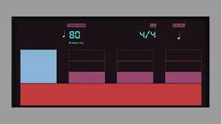 Metr&oacute;nomo/Metronome 80 BPM
