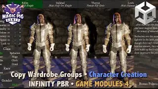 Game Modules 4 - Character Creation - Copy Group Data Between Characters &bull; Unity Game Dev