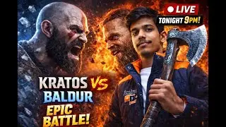 God of War 🔥 Kratos vs Baldur First Fight | Hindi Livestream