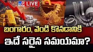 LIVE : బంగారం, వెండి కొనడానికి ఇదే సరైన సమయమా? | Gold & Silver Prices Fall down - TV9