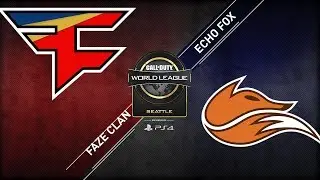Echo Fox vs FaZe Clan | CWL Seattle Open 2018 | Day 1 | Bravo Stream