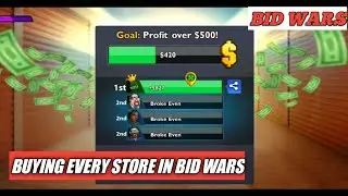 Bid wars : Pawn empire gameplay - Buying every store at any price
