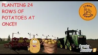 Super fast potato planting!! - Farming Simulator 2019 - PS4