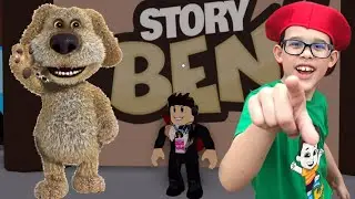 ENCONTREI O CACHORRO FALANTE BEN NO ROBLOX!!