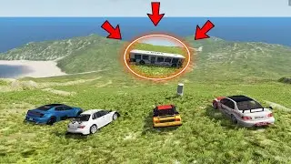 Cars crash into a bus# Cars fall down the mountain# Cars crash# Beamng drive