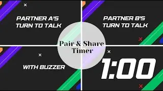1 minute Turn and Talk Timer