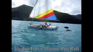 Inflatable Sailboat From Hydro Force Marine Pro Raft