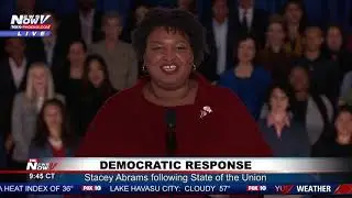 DEMOCRATIC RESPONSE: Stacey Abrams Following the State of the Union (FNN)