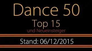 Dance Charts | Top 15 | Deutschland (06.12.2015)