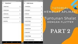 Tutorial Membuat Aplikasi Tuntunan Shalat dengan Flutter Part 2