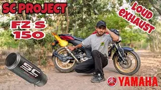 NEW 2024 YAMAHA FZ S FULL SYSTEM🔥EXHAUST SC PROJECT 💥