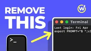 Remove username on Mac terminal