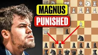 Carlsen got DESTROYED by a 16 y.o. prodigy's SACRIFICE