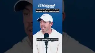 ⛳️ Pro Golfer&rsquo;s Advice about Driving Range Practice 🔥 #shorts
