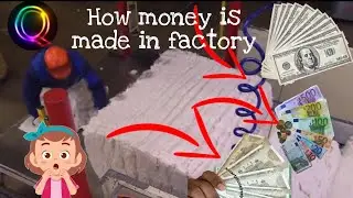 Dollar | Euro | How money is made in factory | Printing factory | भारत में पैसा कैसे बनता है |#money