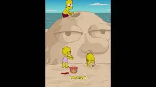 A beach has opened in Springfield😂 #simpsons  #series