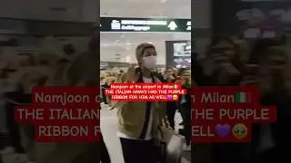 Namjoon at the airport in Milan🇮🇹 #rm #namjoon #rmxbottegaveneta #shorts