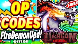 DRAGON ADVENTURES CODES *FIRE DEMON DRAGON UPDATE* ALL NEW SECRET OP ROBLOX DRAGON ADVENTURES CODES!