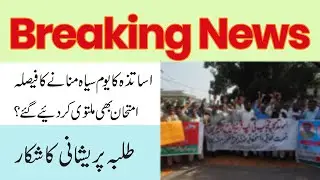 Teachers Protest at Karachi - University Of Karachi -Teacher Protest Against Government