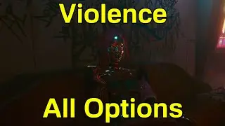 Cyberpunk 2077 - V Meets Lizzy Wizzy - Violence Part 1 (All Options)