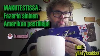 #Makutestiss&auml;  - Karl Fazer Amerikan pastilleja suklaalevy! 🍫