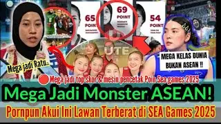Thailand Mengaku❗Megawati Jadi Top Skor dan Mesin Poin Indonesia di SEA Games 2025