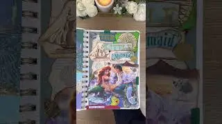 The Little Mermaid 🧜🏻&zwj;♀️ | scrapbooking | #shorts #disney #journaling