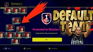 PAY TO WIN? Unleveled DEFAULT TEAM Division 10 to Division 1 eFootball 2022 - DreamTeam - Mednasah