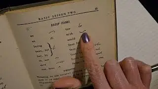 ASMR | Скорописи/стенографирование: покажи и расскажи книгу (тихая речь)