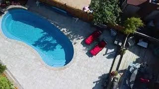 Kidney-Shaped Fibreglass Pool Installation in Burlington, ON