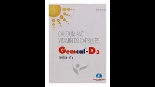 Gemcal D3 Capsuleu(usage,sideeffects, dosage)