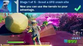 Scout a UFO Crash Site - Fortnite