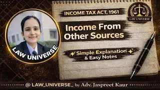 Income From Other Sources Under Income Tax Act, 1961 #incometaxact1961 #income #incometax #tax 