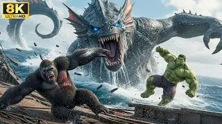 KING KONG & HULK vs LEVIATHAN (FULL MOVIE) Titans Unite in an Ocean Showdown!
