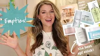 BEAUTY EMPTIES! MOISTURIZERS, SPFS, MAKEUP, AND MORE!