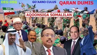 DEGDEG:-Somaliland oo la aqoonsaday & imaaradka oo ka horyimid,Xasan sheekh oo diidan iyo dagaal....