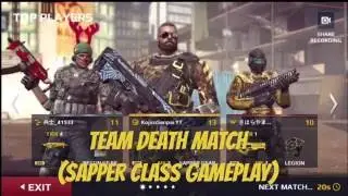 モダコン5 MODERN COMBAT 5 BLACKOUT Team death match Sapper class Gameplay