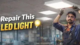 False Ceiling LED Light Repairing | Bank & Office Lighting Fix #ledrepair @Bobbyelectrician 